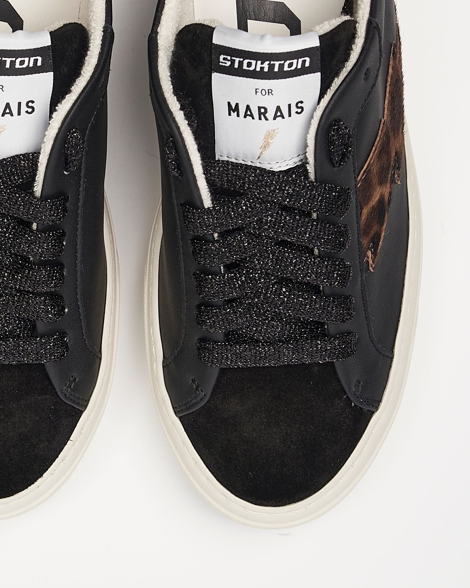 Черные кожаные кеды - Image 4 of 4