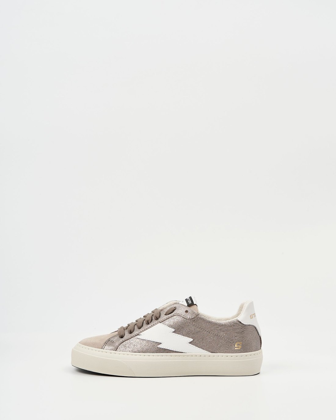 Бежевые кеды из натуральной кожи - Image 2 of 6