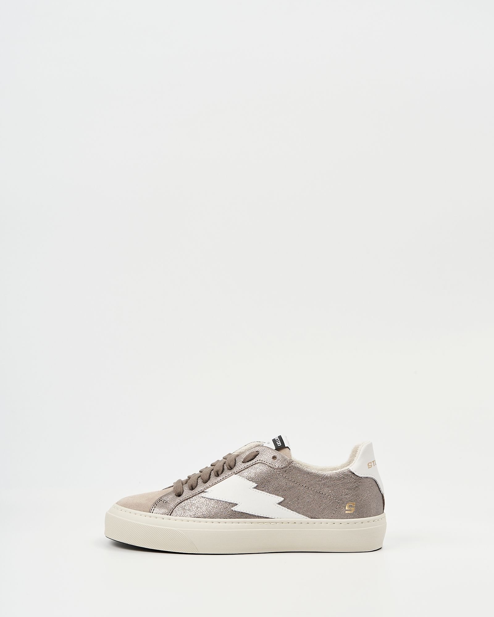 Бежевые кеды из натуральной кожи - Image 2 of 6