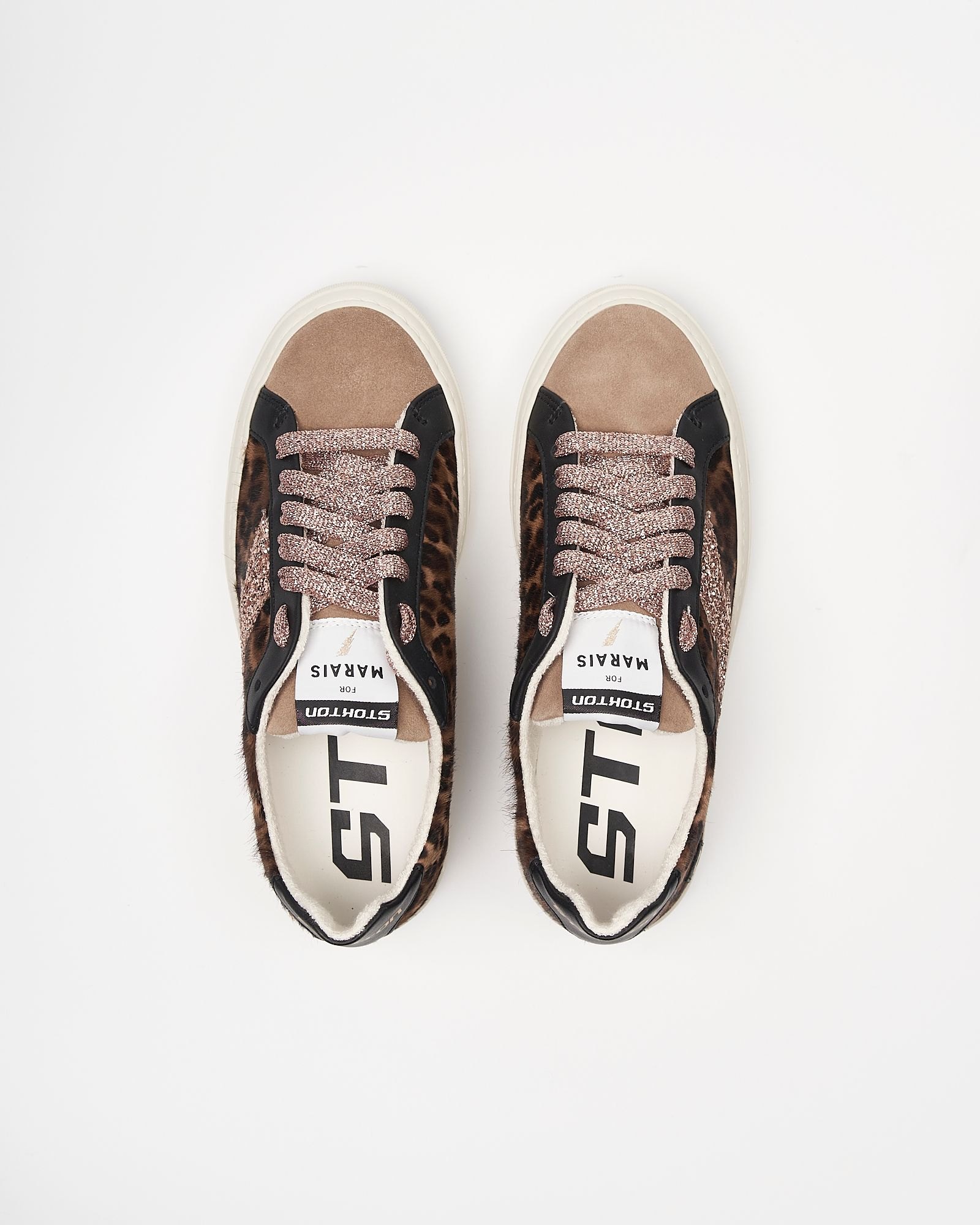 Кеды с леопардовым принтом и блестящими деталями - Image 4 of 6