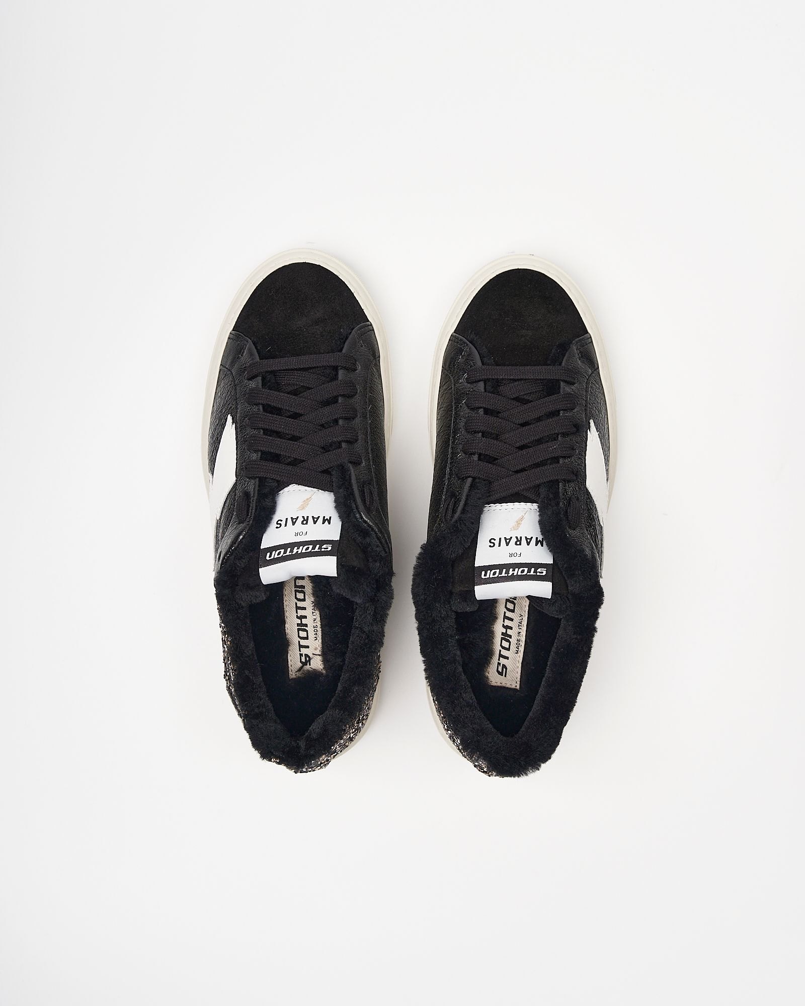 Черные кожаные кеды - Image 3 of 4