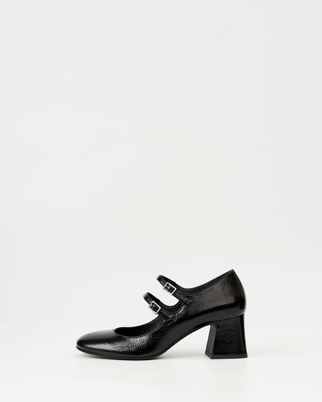 Черные лакированные женские туфли на каблуке - Image 2 of 7