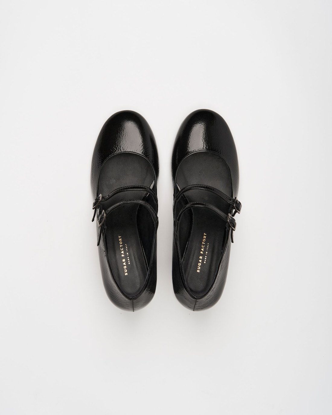 Черные лакированные женские туфли на каблуке - Image 3 of 7