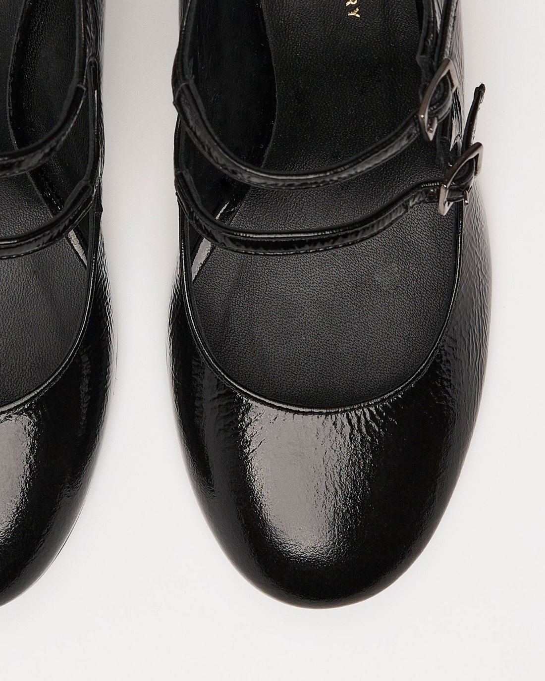 Черные лакированные женские туфли на каблуке - Image 5 of 7