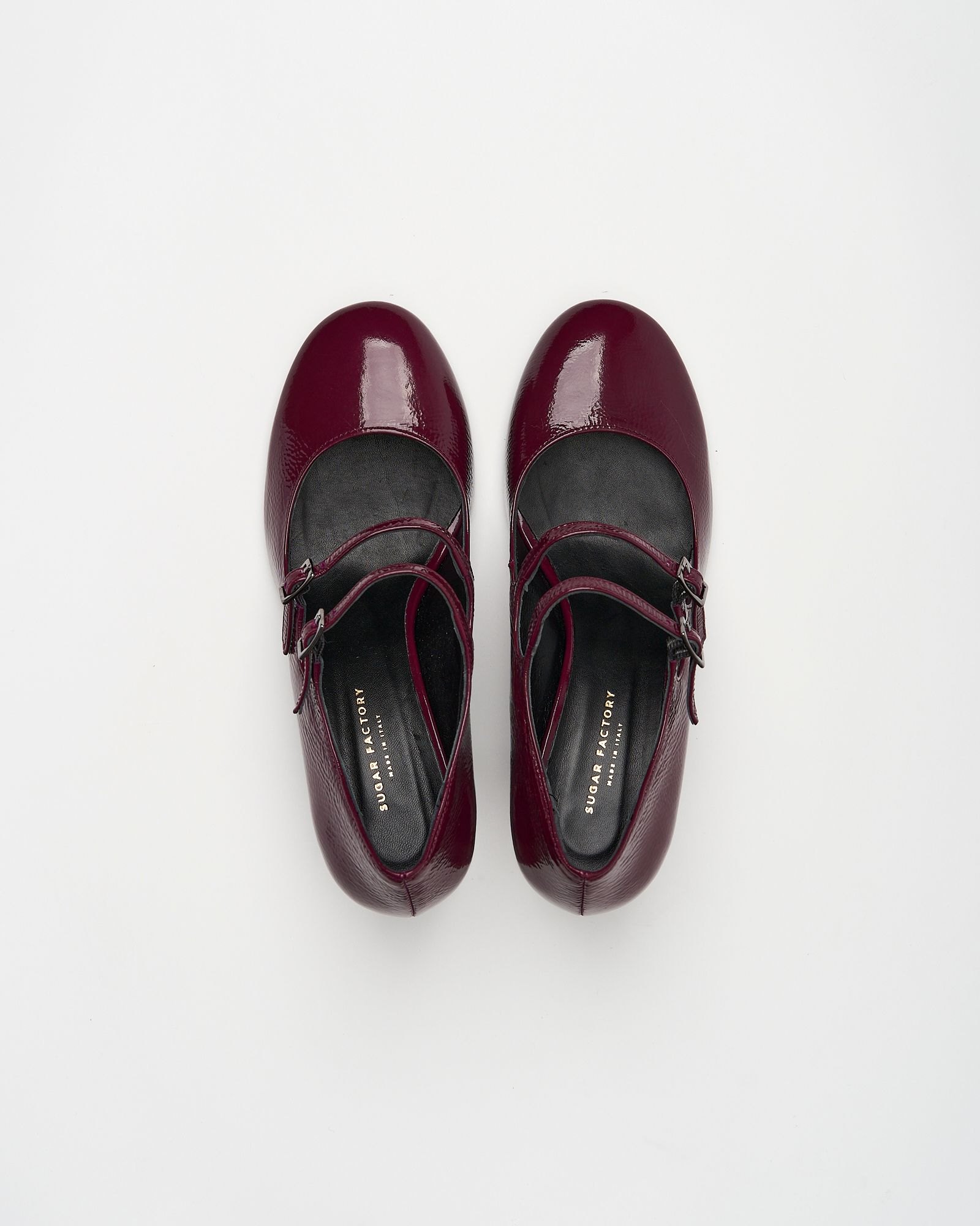 Бордовые кожаные туфли - Image 4 of 7