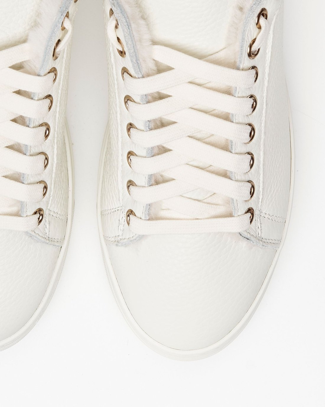 Белые кожаные кеды - Image 5 of 5