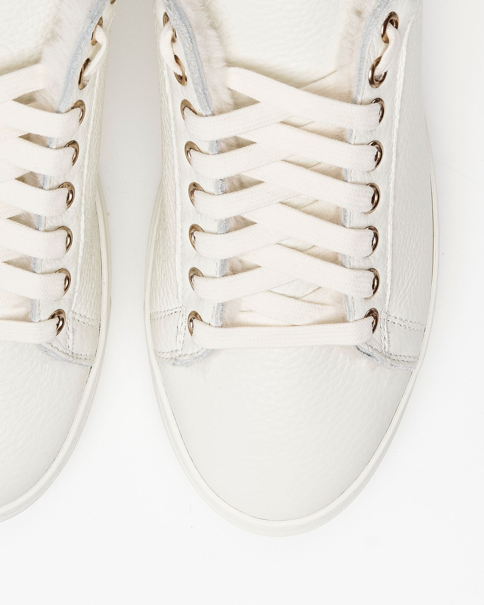 Белые кожаные кеды - Image 5 of 5