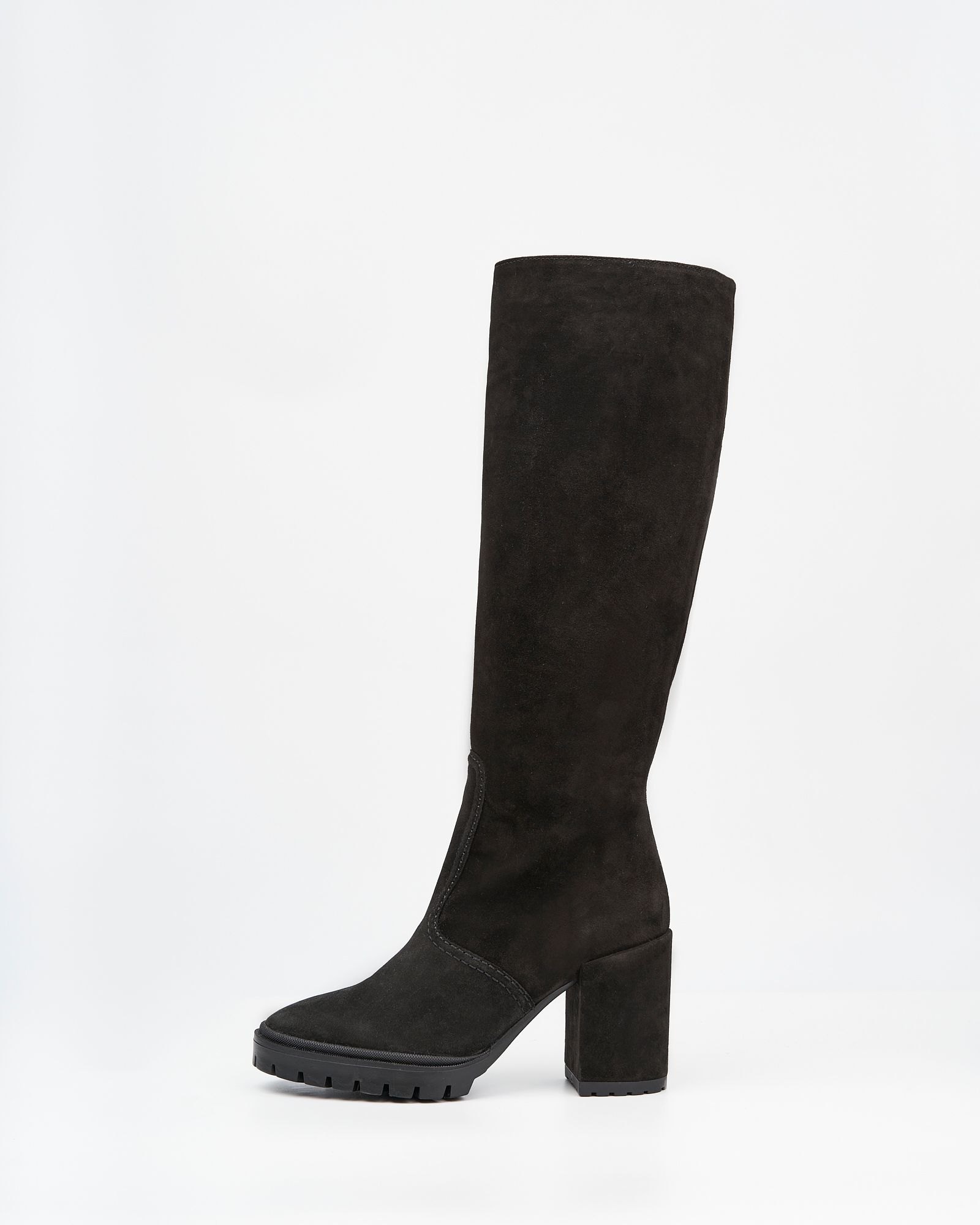 Черные замшевые сапоги - Image 3 of 4