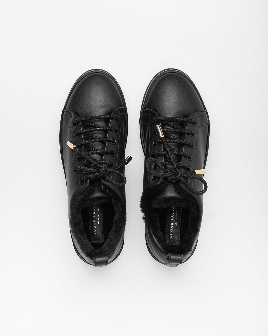 Утепленные кожаные кеды - Image 4 of 4