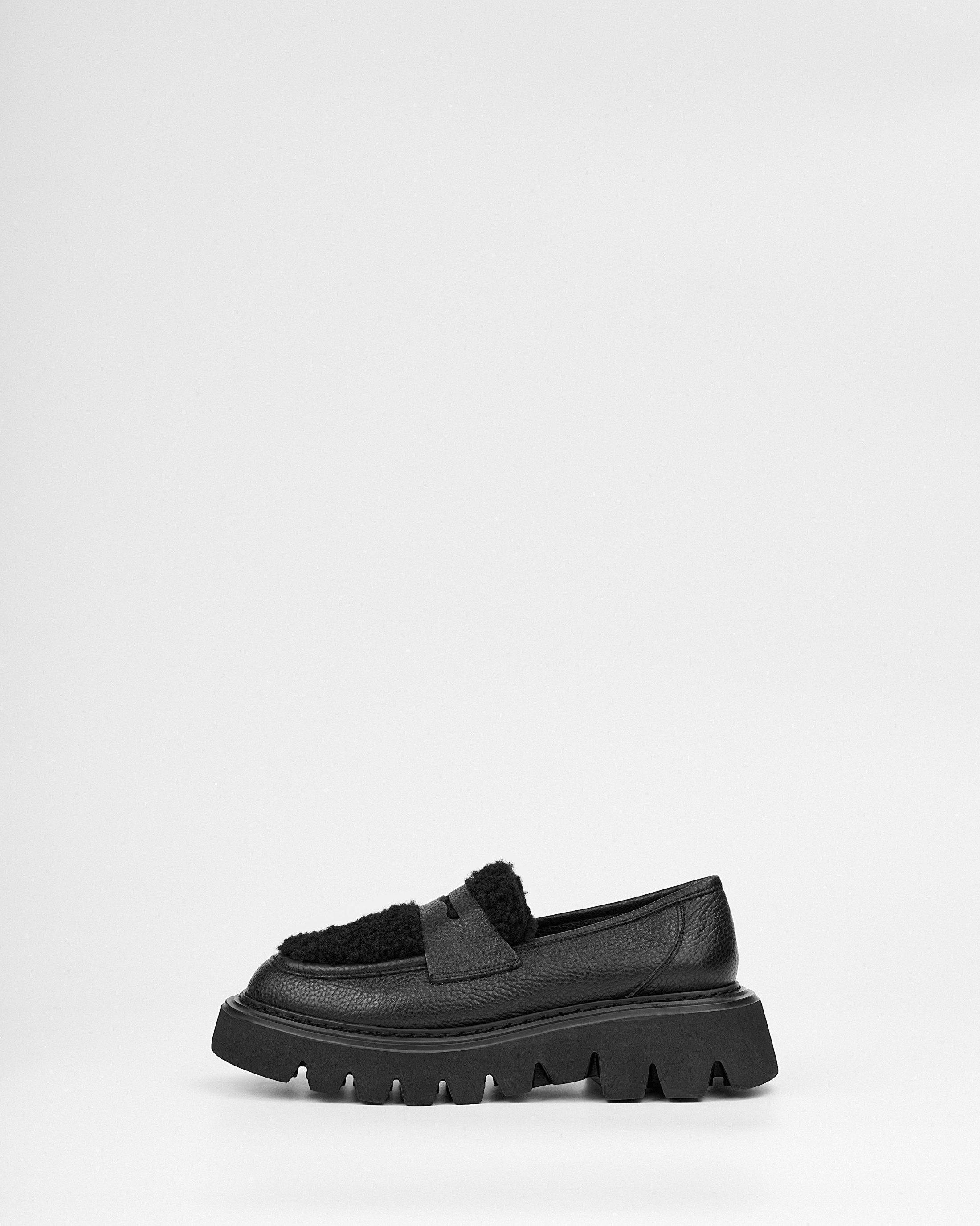 Черные кожаные лоферы - Image 3 of 6