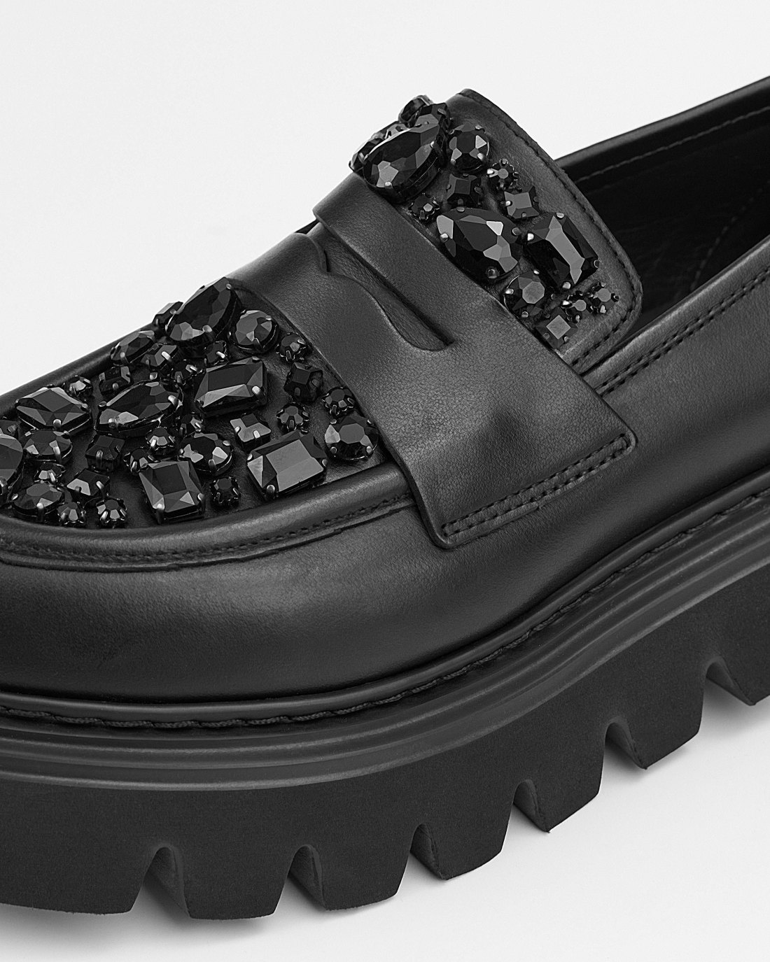 Черные кожаные лоферы - Image 3 of 4