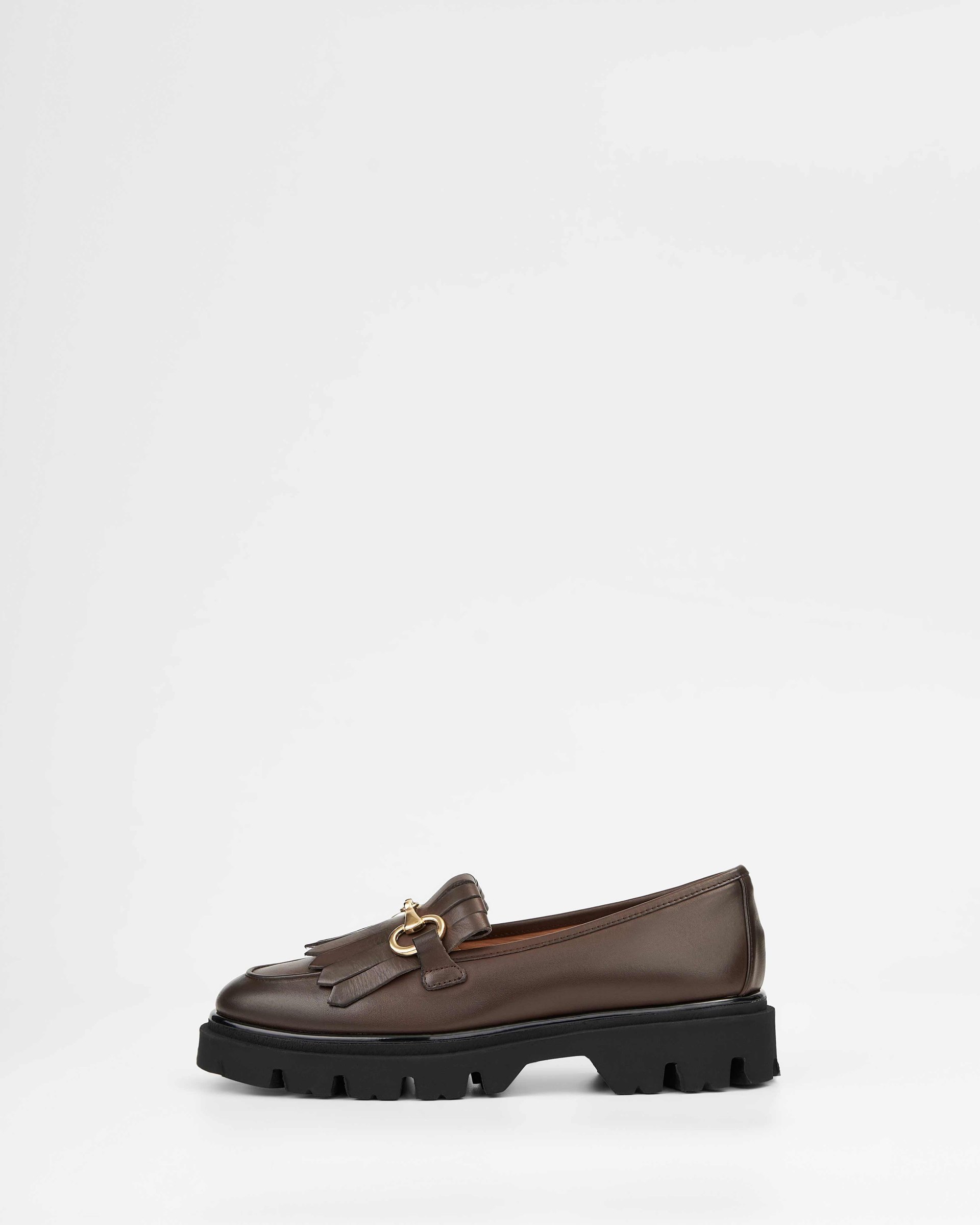 Коричневые лоферы из натуральной кожи - Image 3 of 7