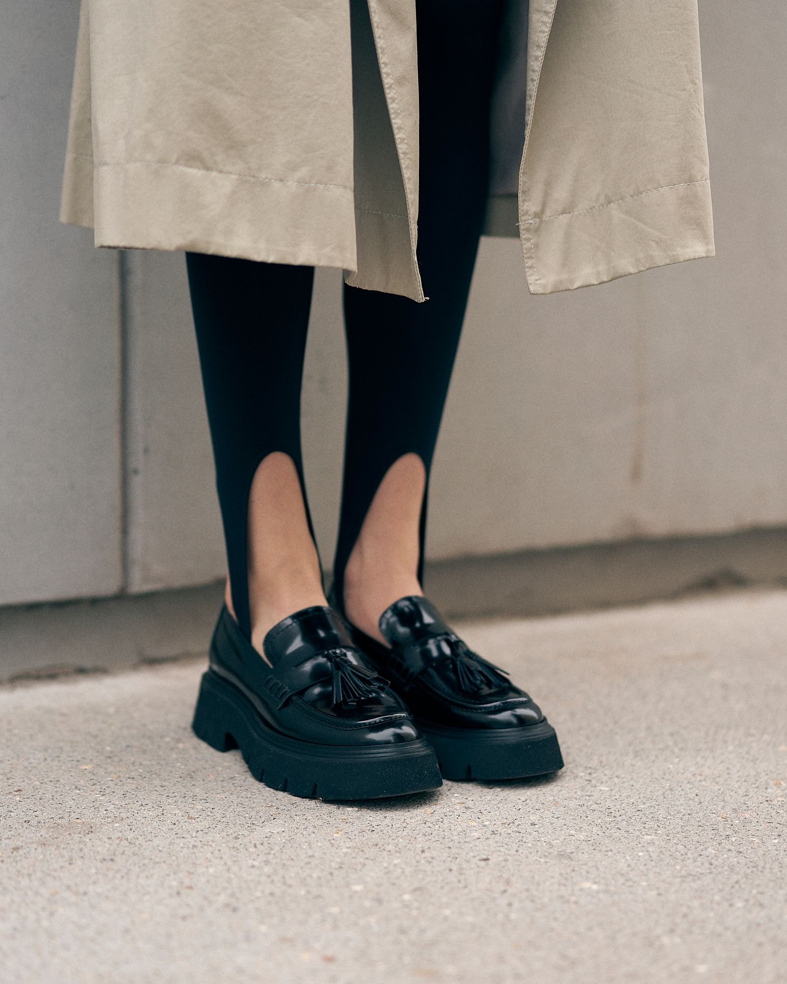 Черные кожаные лоферы - Image 6 of 7