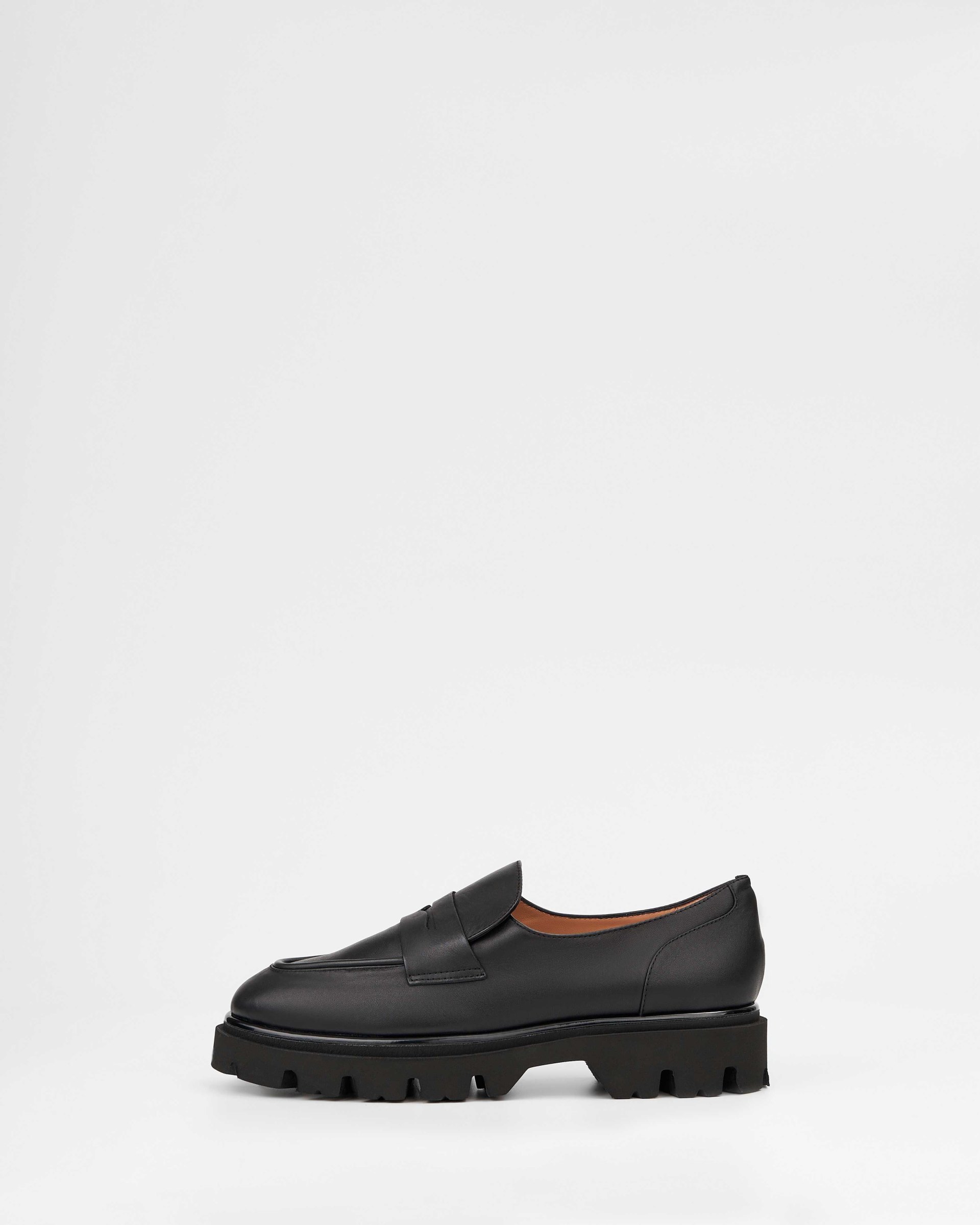 Черные кожаные лоферы - Main image