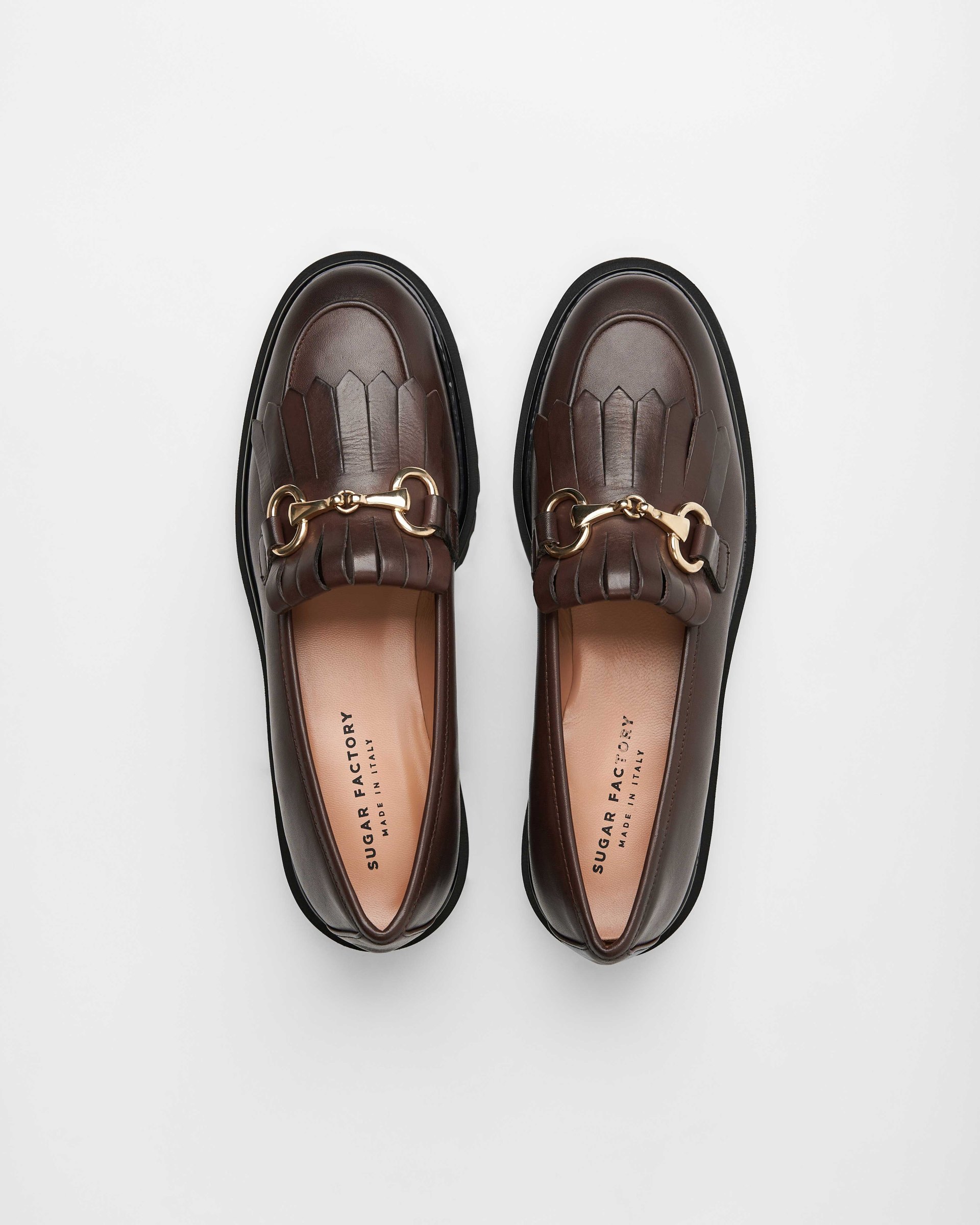 Коричневые лоферы из натуральной кожи - Image 4 of 7