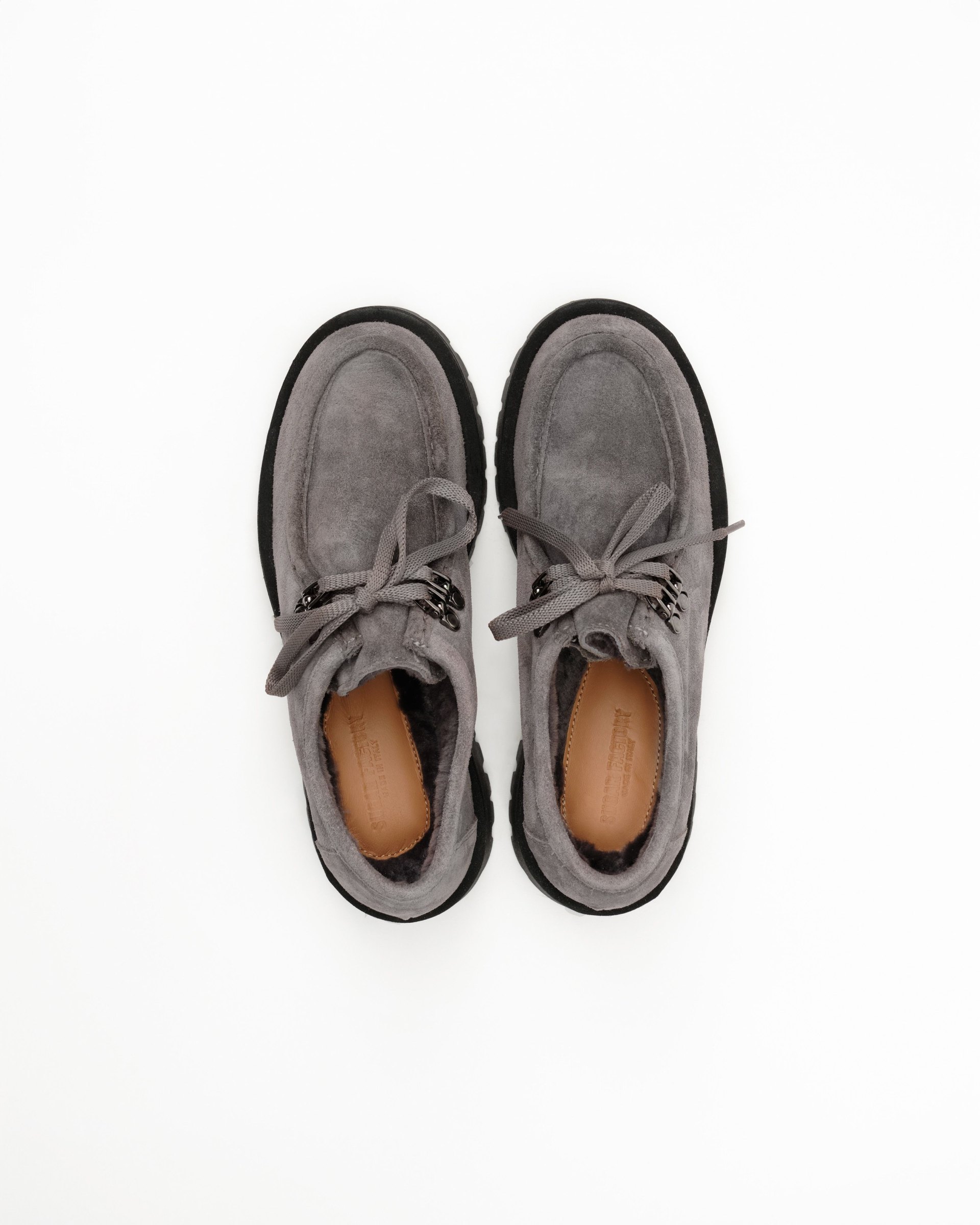 Серые замшевые ботинки casual style - Image 4 of 4