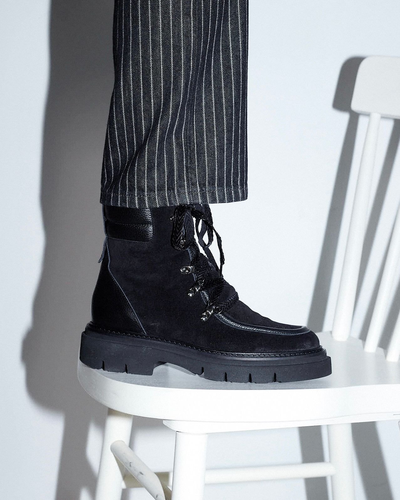 Черные зимние замшевые ботинки - Image 5 of 5