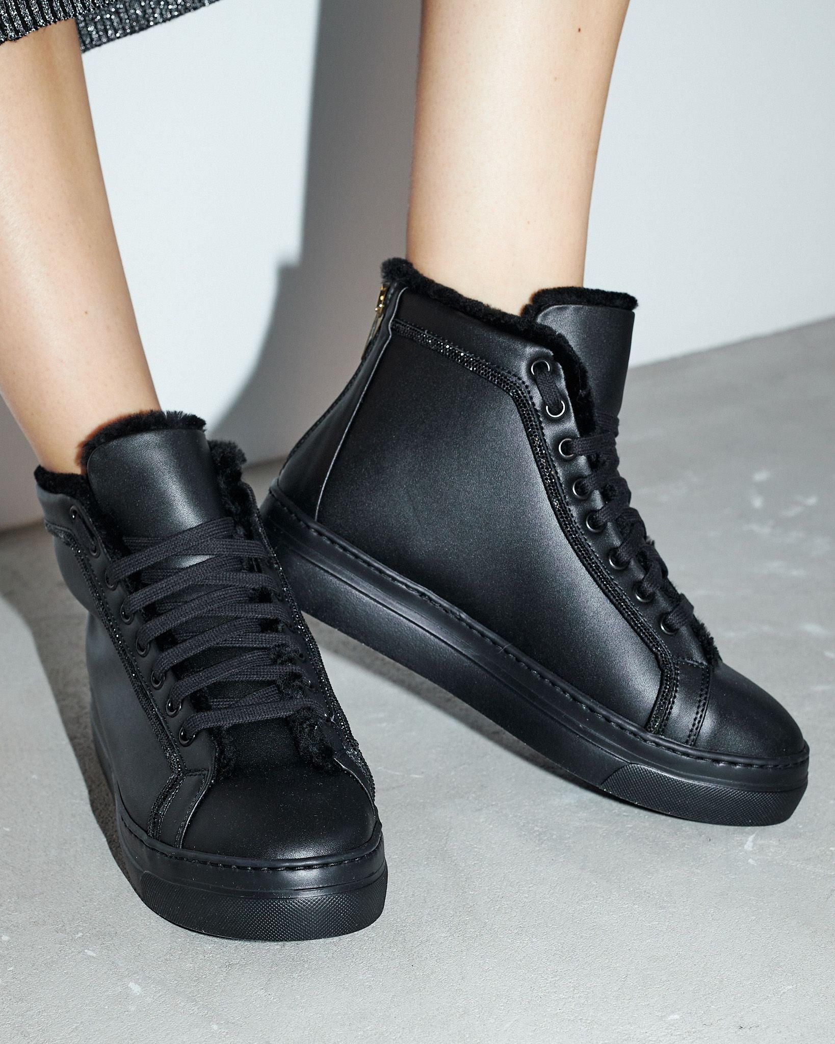 Зимние кожаные кеды - Image 2 of 6