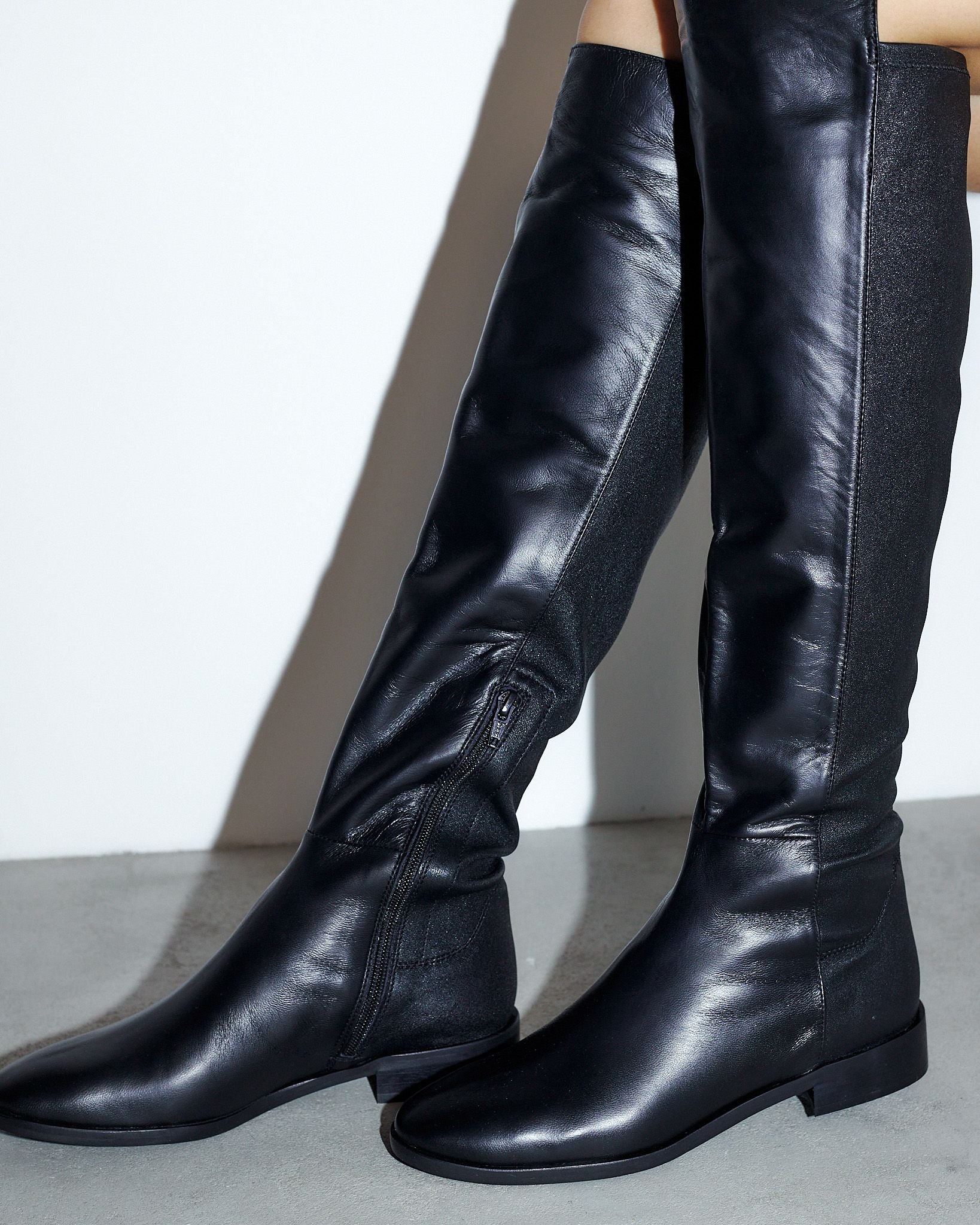 Черные кожаные сапоги - Image 2 of 7