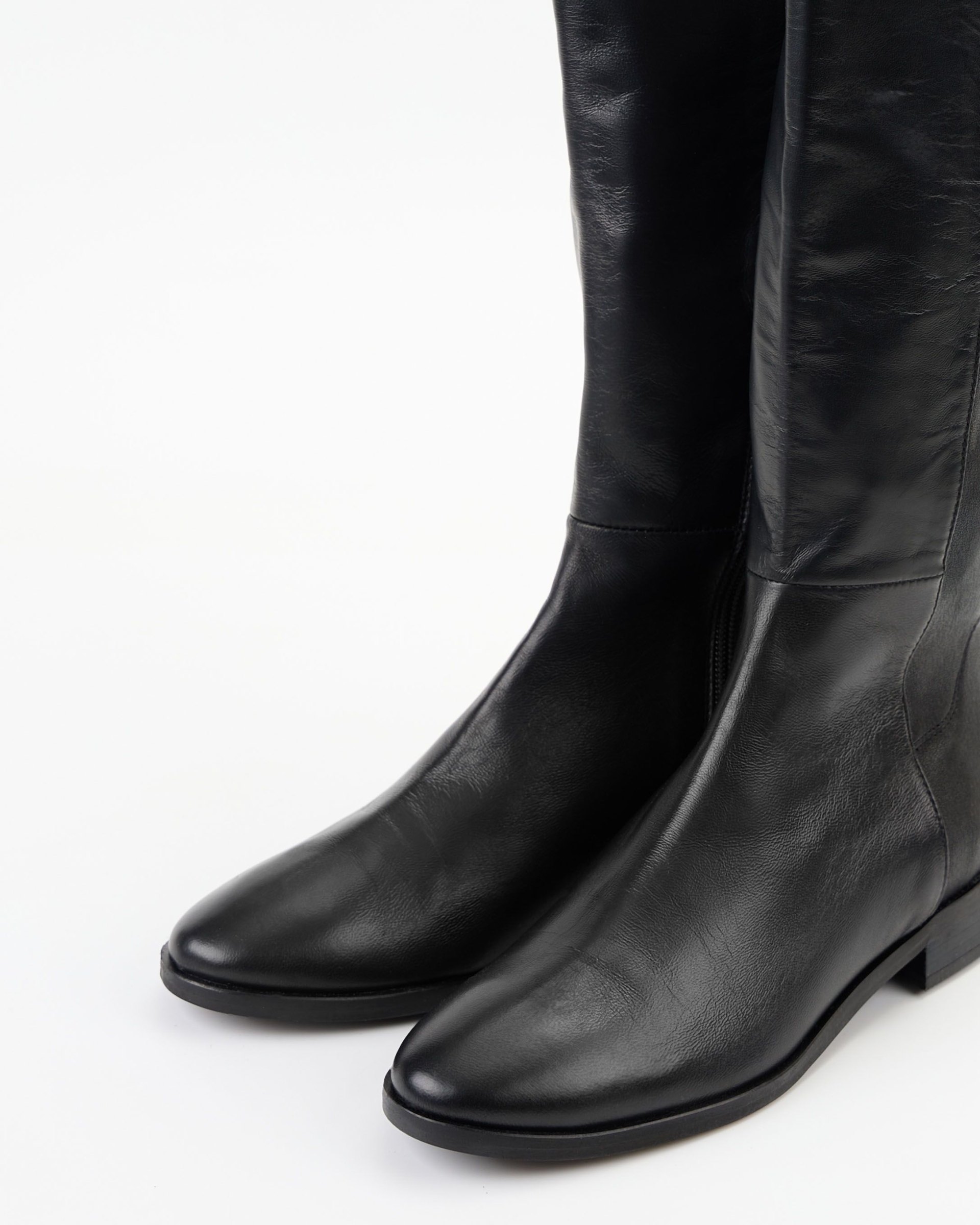 Черные кожаные сапоги - Image 4 of 7
