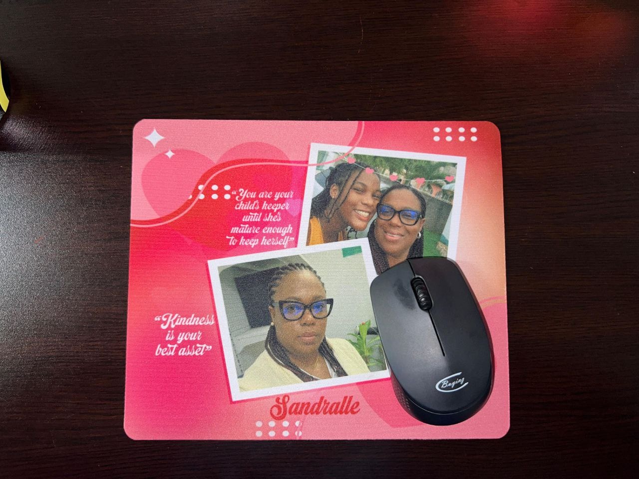Mouse Pad personalized by Swizz Digital Jamaica
