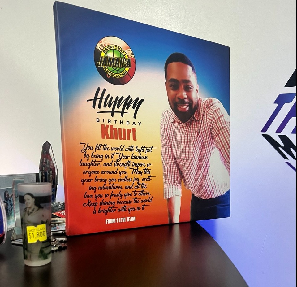 Custom Canvas Print made by Swizz Digital Jamaica