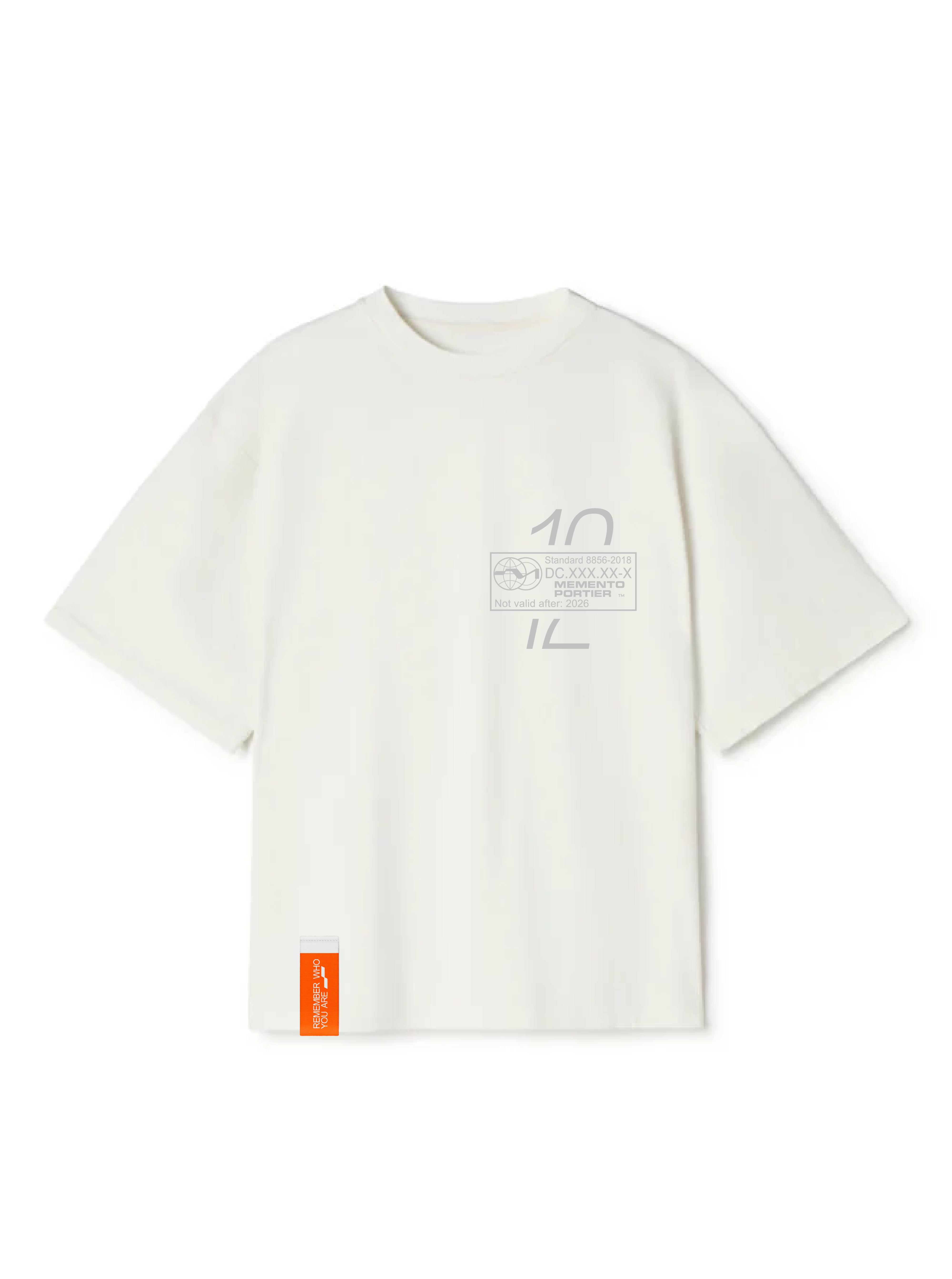 MPortier White Remember Tee