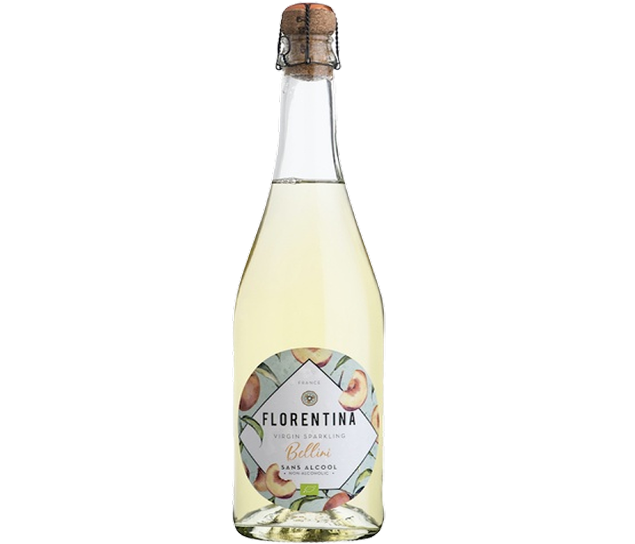 Florentina Bellini - sparkling mocktail