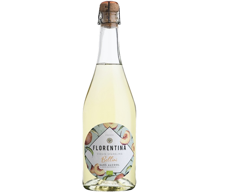 Florentina Bellini - sparkling mocktail