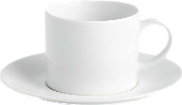 Aspen Cappuccino Cup with Saucer + Reviews | Crate & Barrel