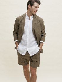 Poplin blazer