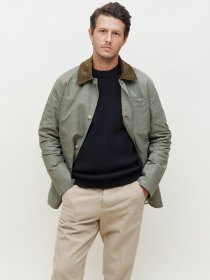 Waxed-cotton jacket