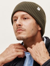 Merino-wool beanie