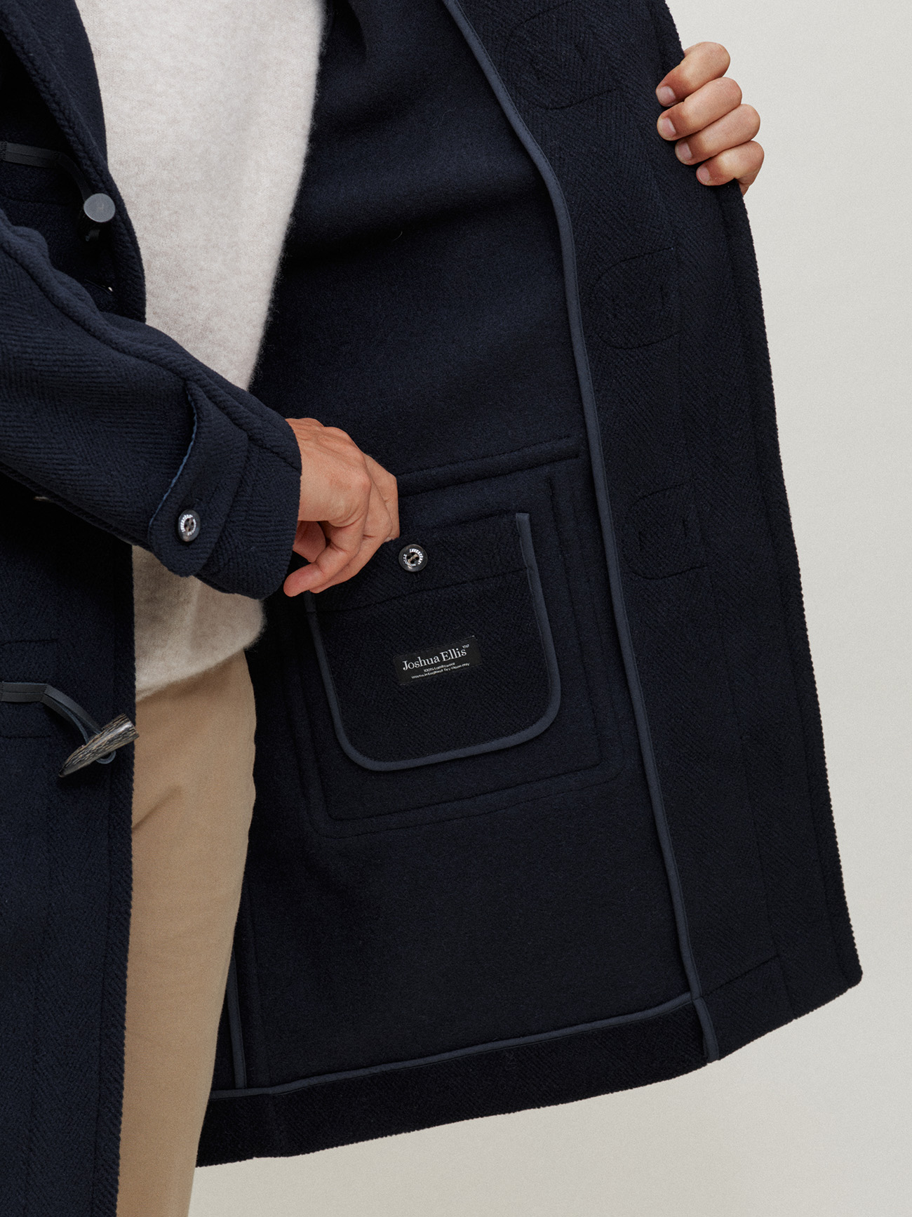 INVERTERE DUFFLE COATJOSHUA ELLIS（VICUNA INVERTERE Joshua Ellis duffle coat coat 40 Navy | eBay