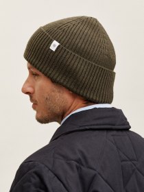 Merino-wool beanie