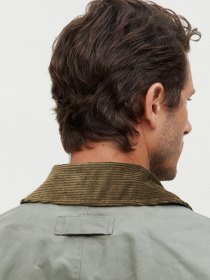 Waxed-cotton jacket