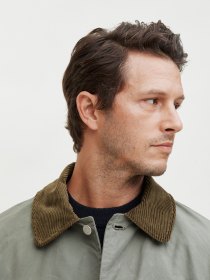 Waxed-cotton jacket