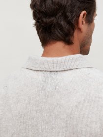 Long-sleeve polo shirt