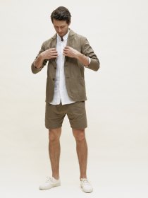Poplin blazer
