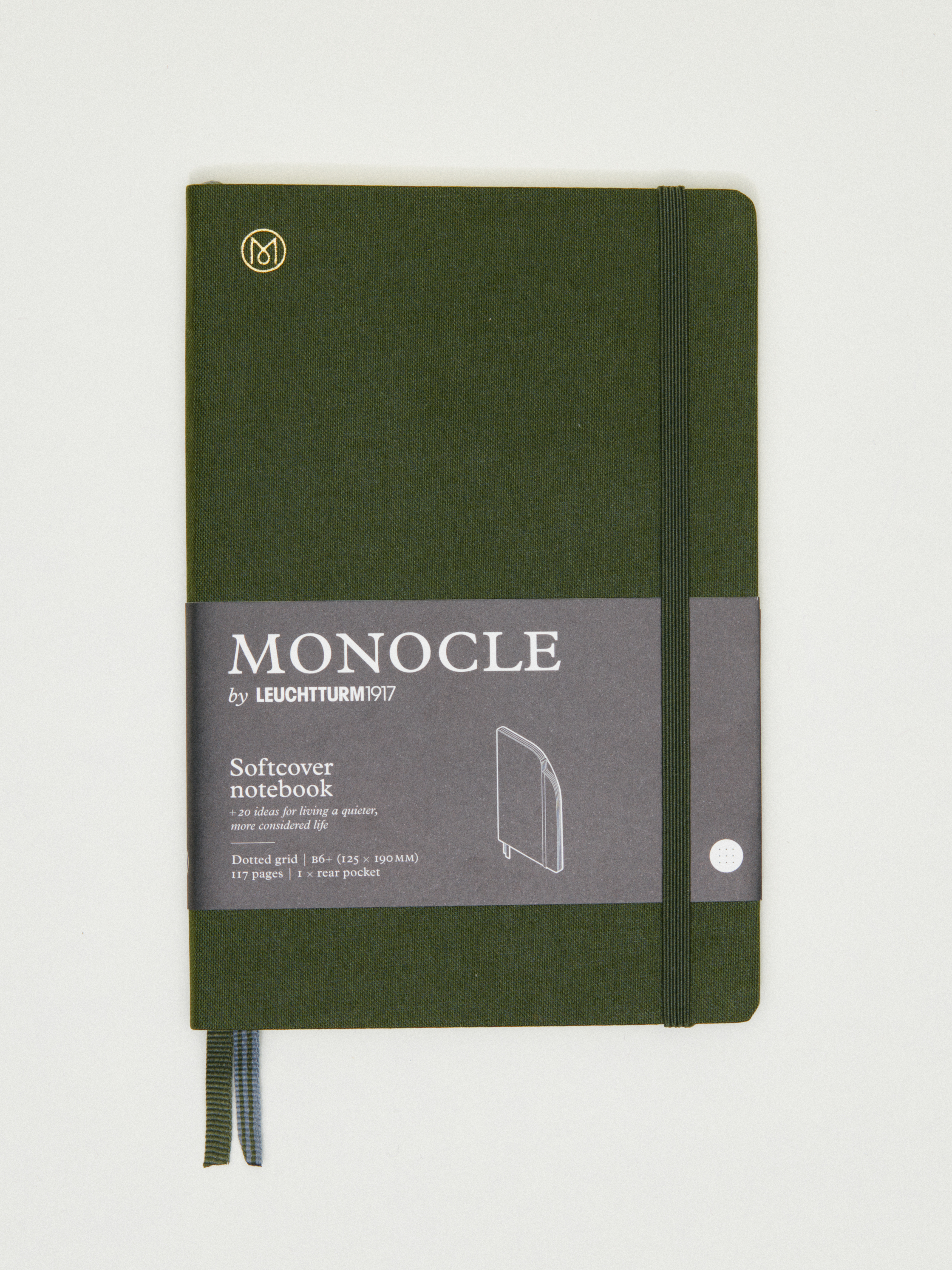 Medium B6 softcover linen notebook 