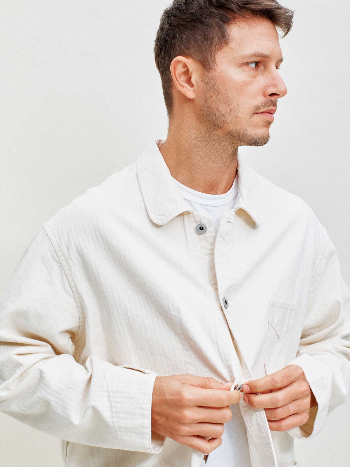 Herringbone twill jacket