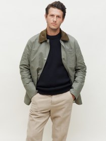 Waxed-cotton jacket
