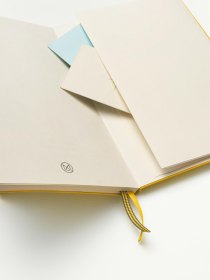 Large B5 hardcover linen notebook 