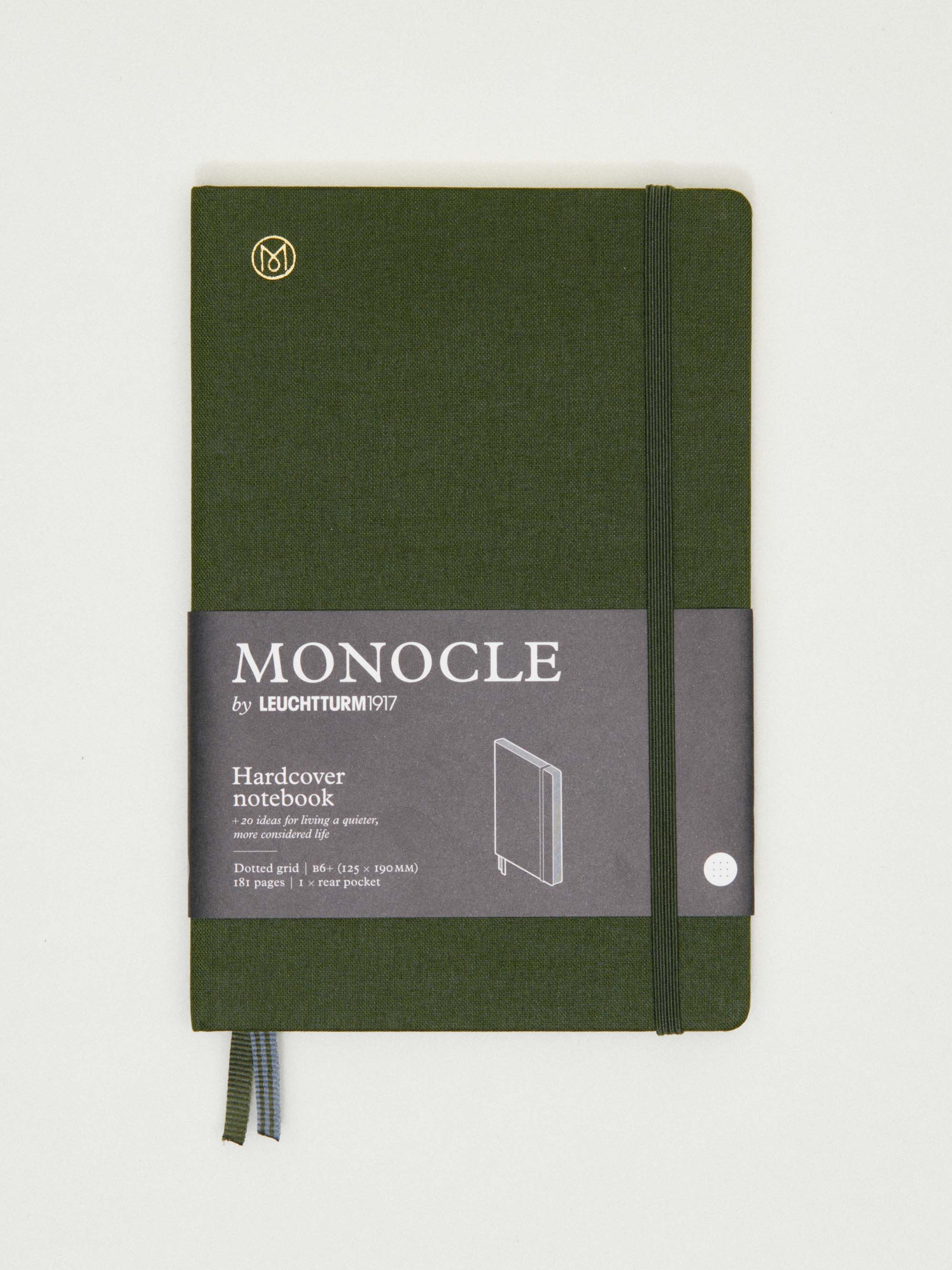 Medium B6 hardcover linen notebook 