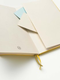 Medium B6 hardcover linen notebook 