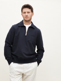 Half-zip sweatshirt