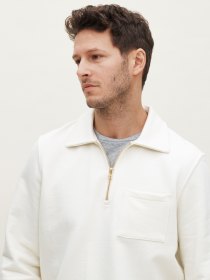 Half-zip sweatshirt