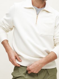Half-zip sweatshirt