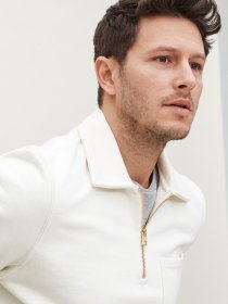 Half-zip sweatshirt