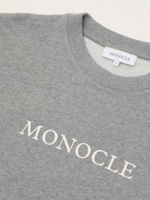 Monocle sweatshirt - grey melange